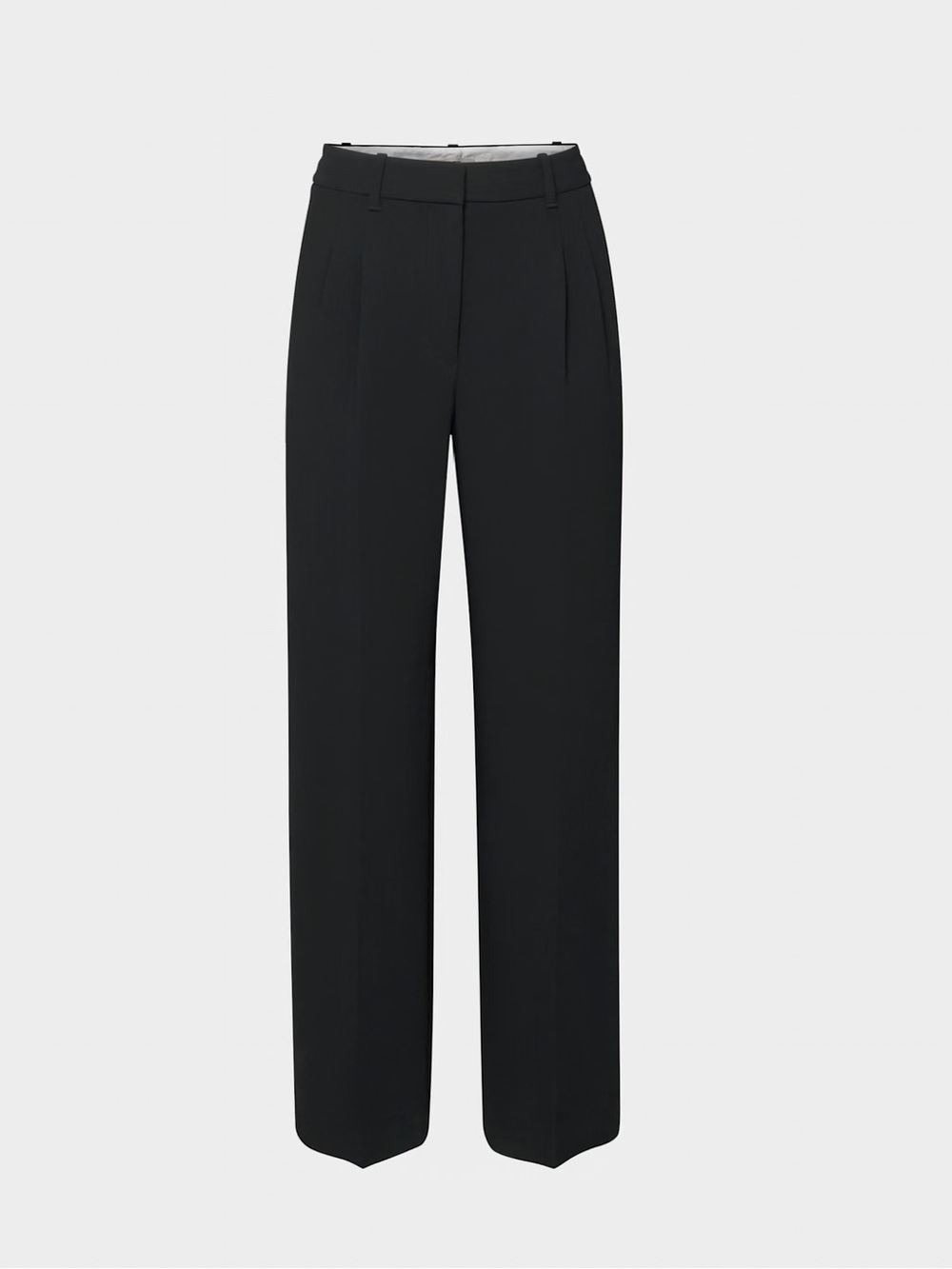 Aritzia The Effortless Pant Size 2 Womens Black Wide-Leg Dress Pants